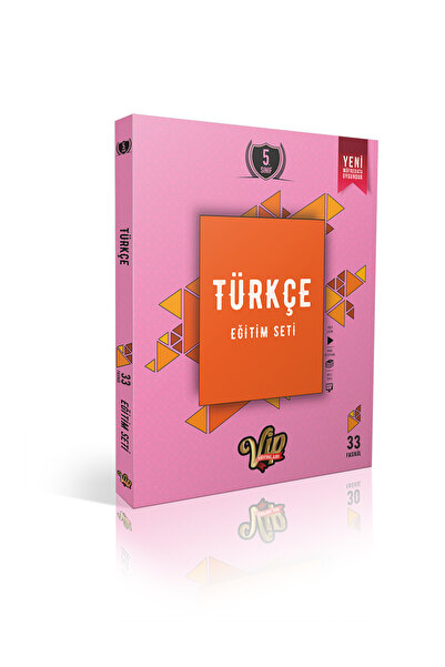 vip yayınları 5. Sınıf Türkçe Eğitim Seti
