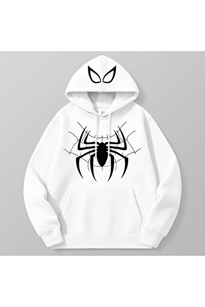 CLASSY.MODA Φούτερ με κουκούλα Unisex με 3 κλωστές με τσέπη καγκουρό με στάμπ...