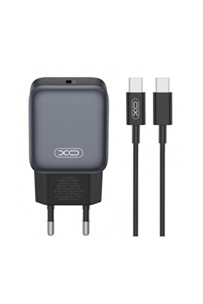 XO Design Incarcator Retea Cu Cablu USB-C L155 30W 3A 1 x USB-C Negru