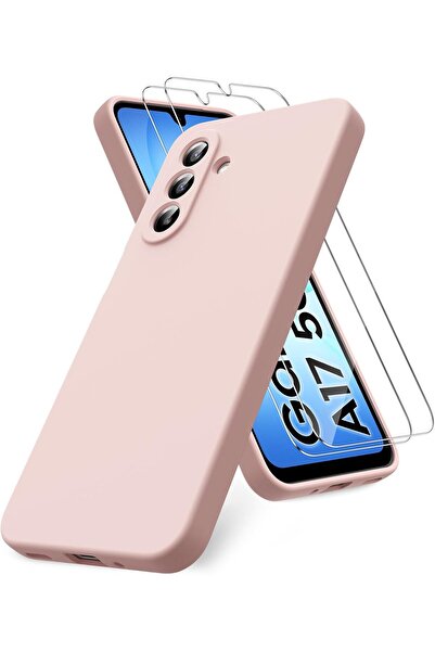 Rivor Samsung Galaxy A17 Uyumlu Kılıf Kılıf İpeksi Yumuşak Dokulu Renkli Sili...