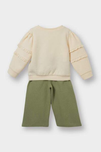 DeFacto Kız Bebek 2'li Takım Sweatshirt Eşofman Altı G0081A525AU