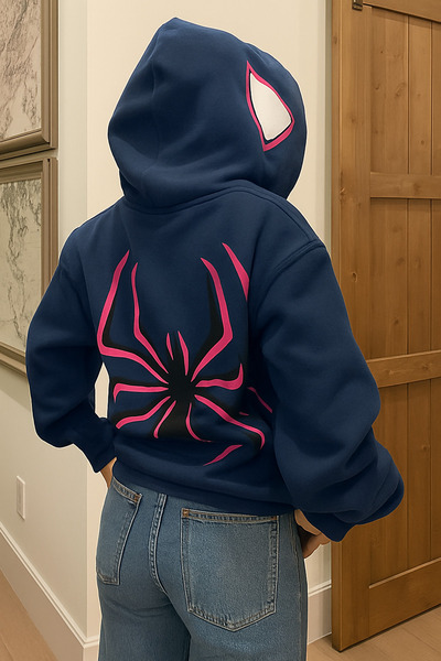 CLASSY.MODA Φούτερ με κουκούλα σε νεανικό στυλ, με 3 κλωστές, τσέπες καγκουρό...