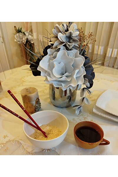 Hatem dekor flower Mutfak masası çiçeği lateks