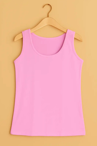 HANUW Kalın Askılı Pamuklu Kadın Atlet 3'lü Paket