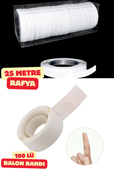 Baloncu Nene Beyaz Balon Rafyası ve Balon Bandı Balon İpi Doğum Günü Süs ve M...