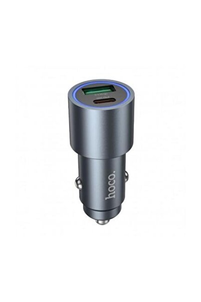 Hoco Incarcator Auto Z60 48W 3A 1 x USB-A - 1 x USB-C Negru