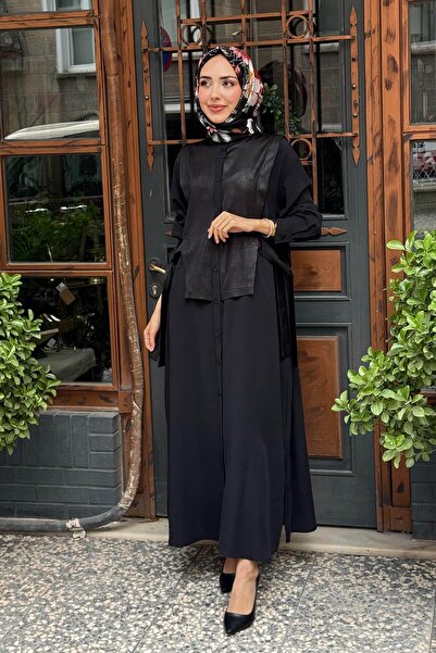 Nurcan Çetin فستان 25160A أسود