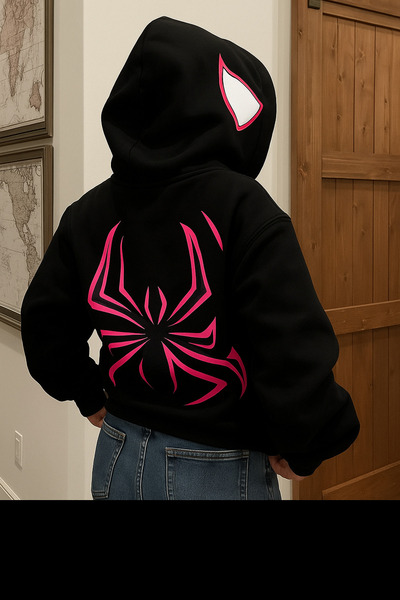 CLASSY.MODA Φούτερ με κουκούλα σε νεανικό στυλ, με 3 κλωστές, τσέπες καγκουρό...