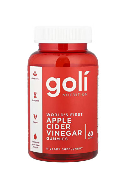 GOLİ خل التفاح 60 علكة - قد تختلف العبوة