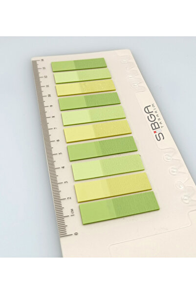 sibga tasarım Transparent Green Tones Colored Postit Post-It Post It. Bookmark Bookmark Post-It Sticker Note Paper