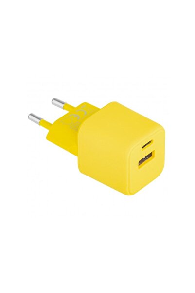 Colorum AC Charger CLS30-AC-05 30W 3A 1 x USB-A - 1 x USB-C Yellow