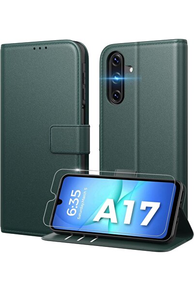 Rivor Samsung Galaxy A17 Uyumlu Kılıf Kamera Korumalı Kapaklı Kartlıklı Cüzda...