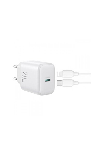 Joyroom Mains Charger With Lightning Cable JR-TCF20 20W 3A 1 x USB-C White