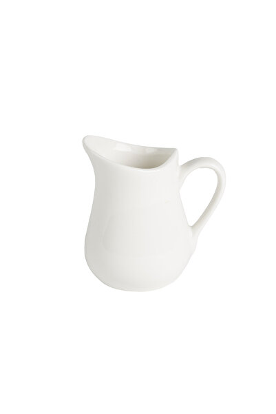 SQUALO Elegantly designed white porcelain milk jug (12 pieces) - 8X6.5X9 cm