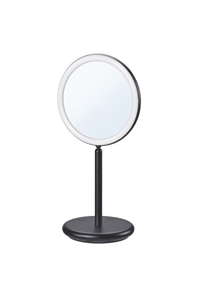 IKEA EKFÄNN Table mirror w integrated lighting, dimmable/black