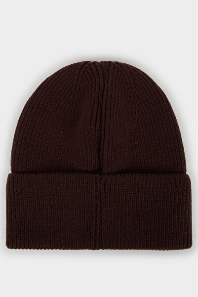 DeFacto Men's Woven Label Knitwear Beanie F3909Ax25Wn