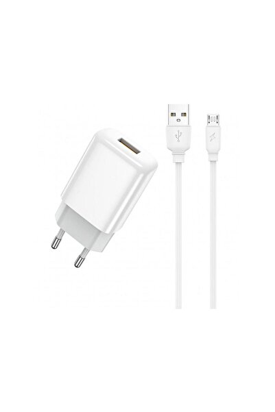PRESTICO Incarcator Retea Cu Cablu microUSB F7S 12W 2.4A 1 x USB-A Alb