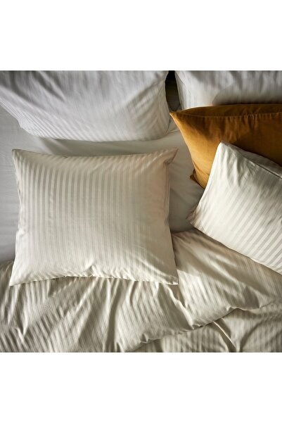 IKEA NATTJASMIN Duvet cover and pillowcase, light beige, 150 x 200/50 x 80 cm