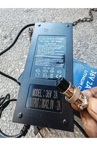 ORTEC Onvo 006 - 007 uyumlu fanlı şarj aleti 42v 2a