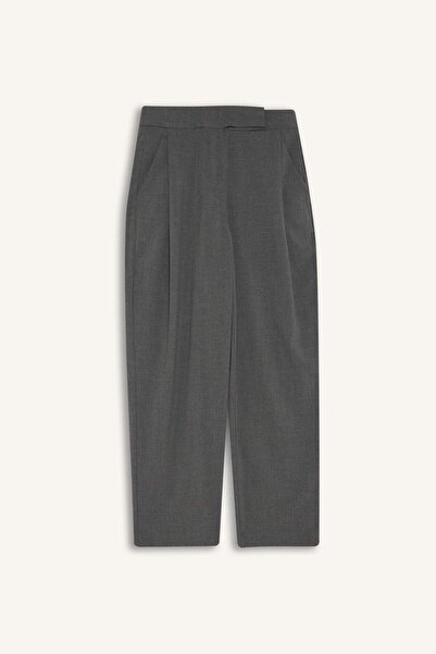 DeFacto Barrel Fit Short Leg Ankle Length Pants G0242Ax25Au