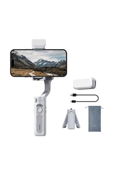 Zamo Image Stabilizer for Smartphone, Zamo® iSteady XE, 3-Axis with LED Light, White