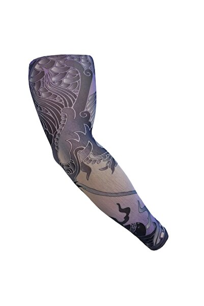 Zamo Maneca Tatuaj, Zamo®, Yaguza Indigo, Material Sintetic si Elastic, 39x8c...