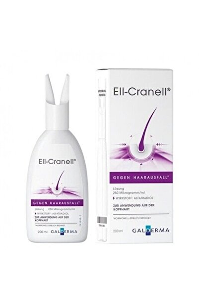GALDERMA Διάλυμα Ell-Cranell με Αλφατραδιόλη για Ορμονική Τριχόπτωση, 250mcg/ml, Φιαλίδιο 200ml