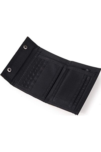 Zamo Men's Wallet Zamo®, Army Textile Material, Velcro Closure, 5 Compartments, 13x9x1.5cm, Grey Camo