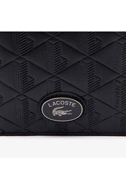 Lacoste Men's Black Wallet (Nh4400Mr.000)