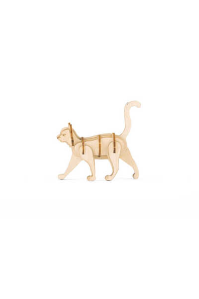 Kikkerland Puzzle-3D Ahpsap Cat Puzzle Gg148