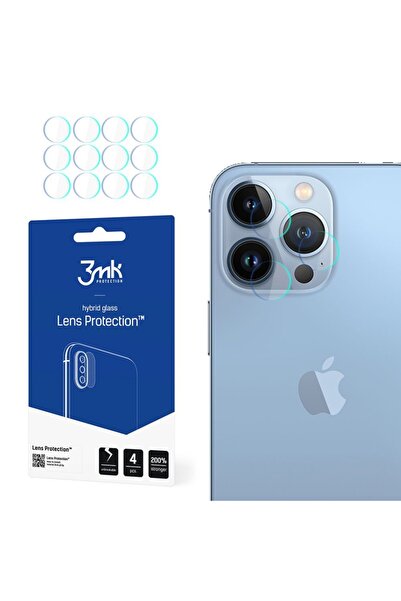 3MK [Συσκευασία των 4] Φιλμ Κάμερας για iPhone 13 Pro Max, Προστασία Φακού, Δ...