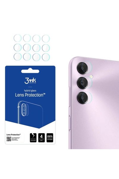 3MK [Pachet de 4] Folie foto pentru Samsung Galaxy A05s, protecție lentilă, t...