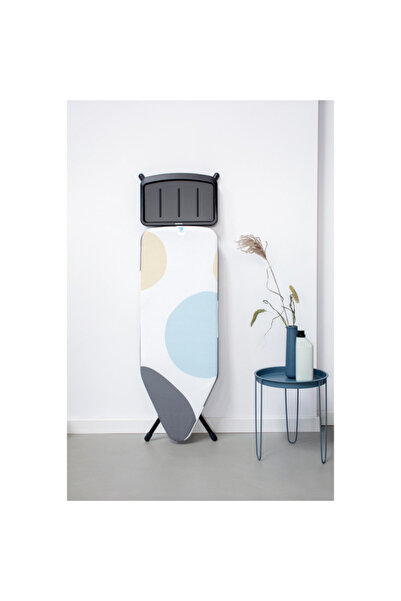Brabantia C 1003374 Ironing Board, 124x45cm, 7 adjustment positions,Steam generator stand,White/Grey