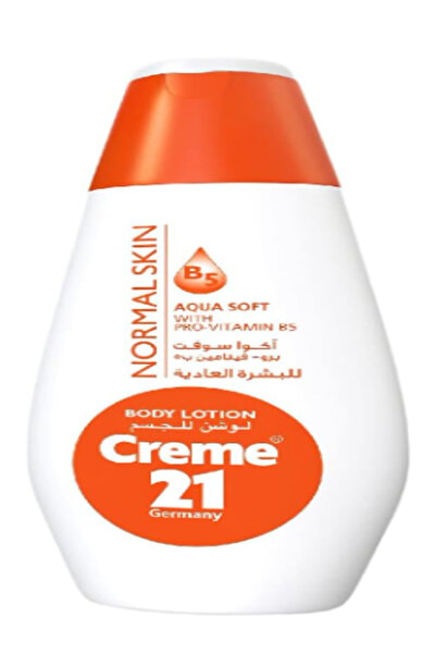 Creme 21 لوشن أكوا سوفت | مثالي للصيف | مع بروفيتامين ب5 وفيتامين هـ (250 مل)