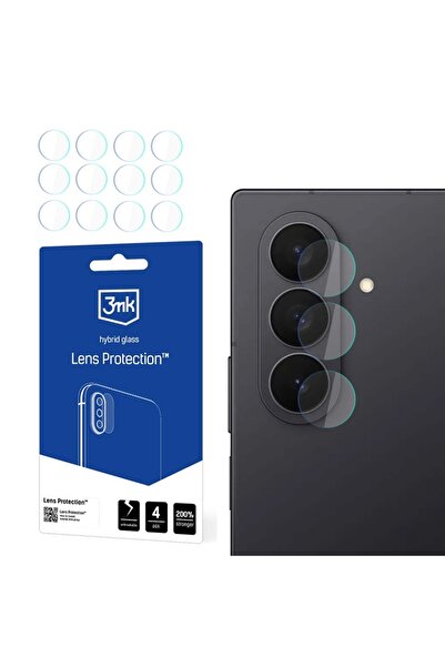 3MK [Pachet de 4] Folie foto pentru Samsung Galaxy Z Fold7, protecție lentilă...