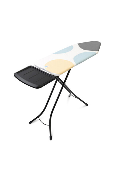 Brabantia C 1003374 Ironing Board, 124x45cm, 7 adjustment positions,Steam generator stand,White/Grey