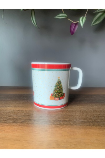 FERMATO New Year-Christmas Pine Tree Model Single Mug
