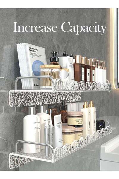 Bukela 1 Piece Shower Organizer, Wall Floating Shelf, Shower Caddy, Shower Shelf, Shower Holder, Cle