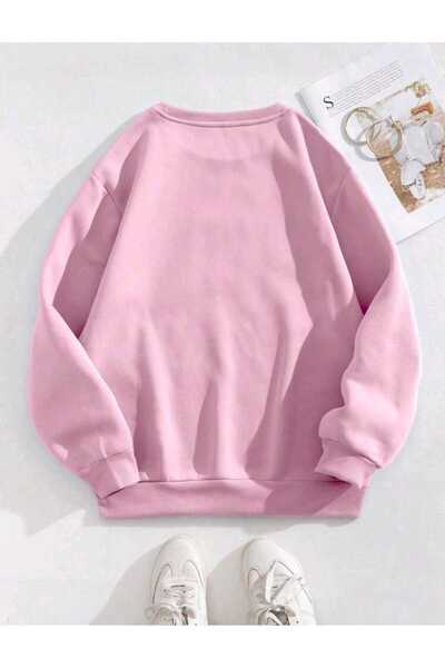 FAVORİST Labubu Sweatshirt Unisex Cotton Ribbed