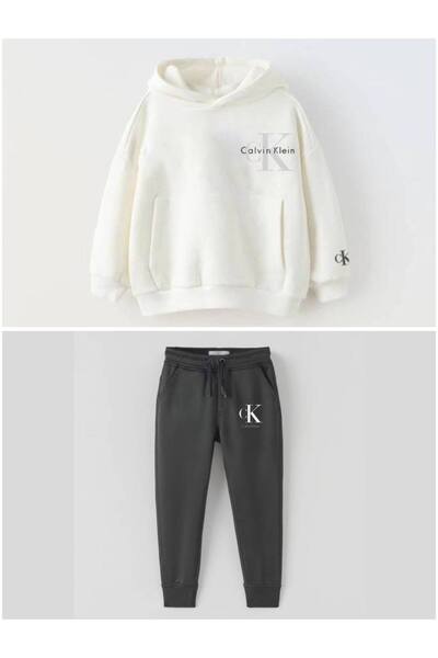 Karan Kids Children's Hooded Top and Bottom Set