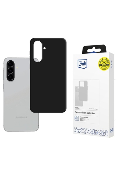 3MK Case for Samsung Galaxy A36 5G / Galaxy A56 5G, Matt Case, Black