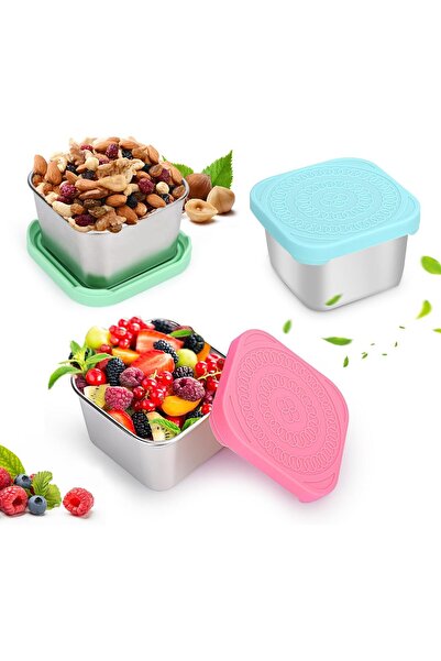 Hydream Set 3 recipiente pentru sosuri, dressing, 180ml, cu capac din silicon...