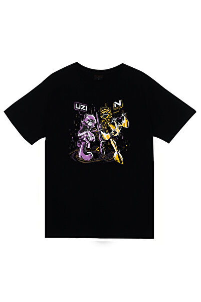 fame-stoned Murder Drones Printed Unisex 100% Cotton Black T-Shirt
