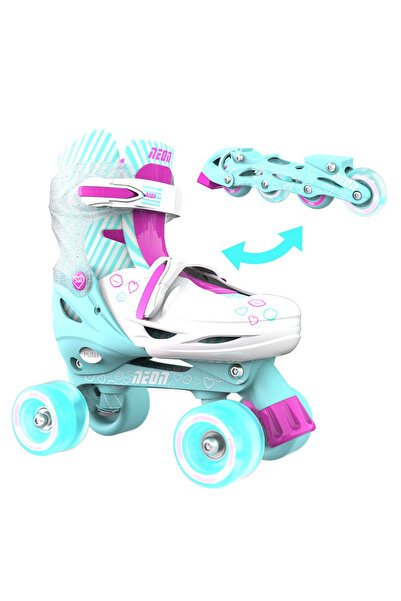 Neon Role 2 in 1 Combo Skates marime 34-37 Teal Pink