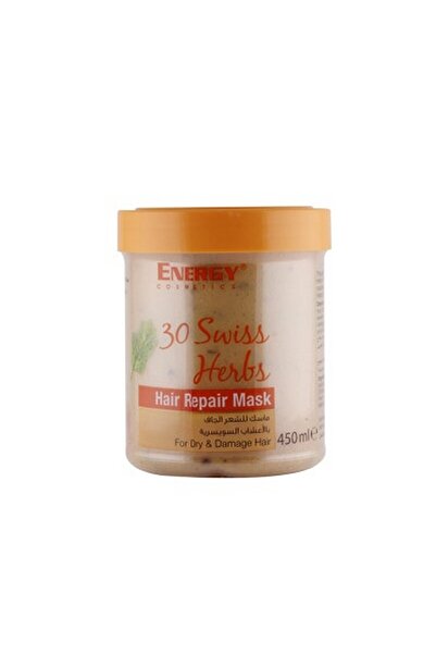 Energy Cosmetics قناع إصلاح الشعر بالأعشاب السويسرية