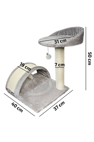 Other Cat Scratcher, House, Bed, Scratching Post, Plush Tunnel + PetJet Toy