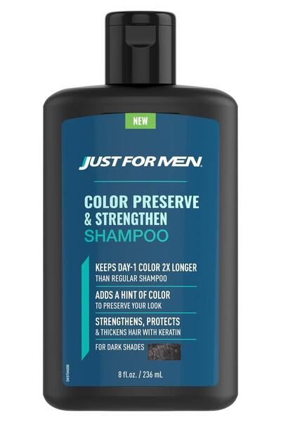 Just For Men Color Protective and Strengthening Shampoo Dark Shades 236ml