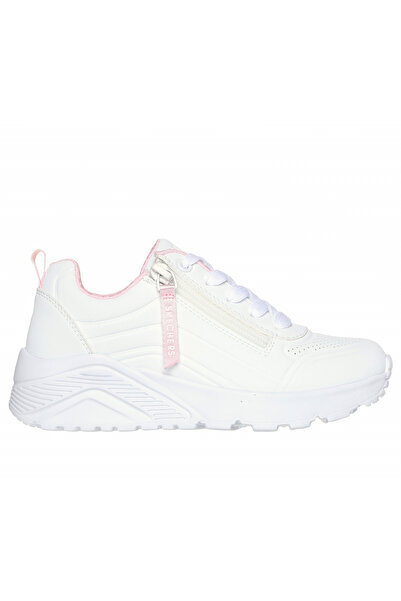 SKECHERS Uno Lite - Închidere ușoară cu fermoar - 310387L-WHT