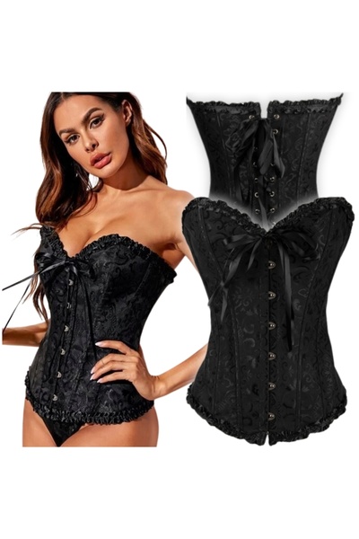 Other Black Lace Waist Slimming Gothic Corset, DELICIOUSLY