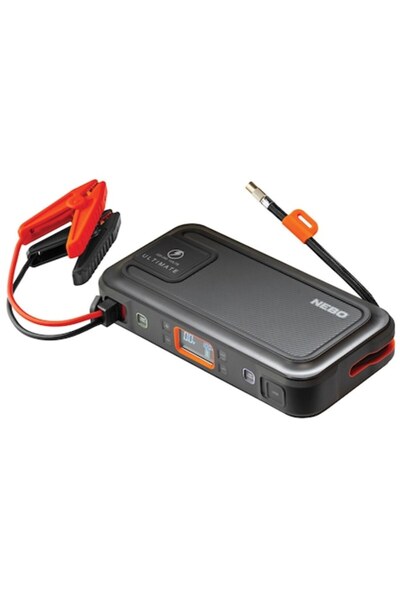 NEBO NEB-PBK-0006-G ULTIMATE, Jump Starter, 12VDC/600 A 3sec, 1500 A max., compressor, 130 psi max.,